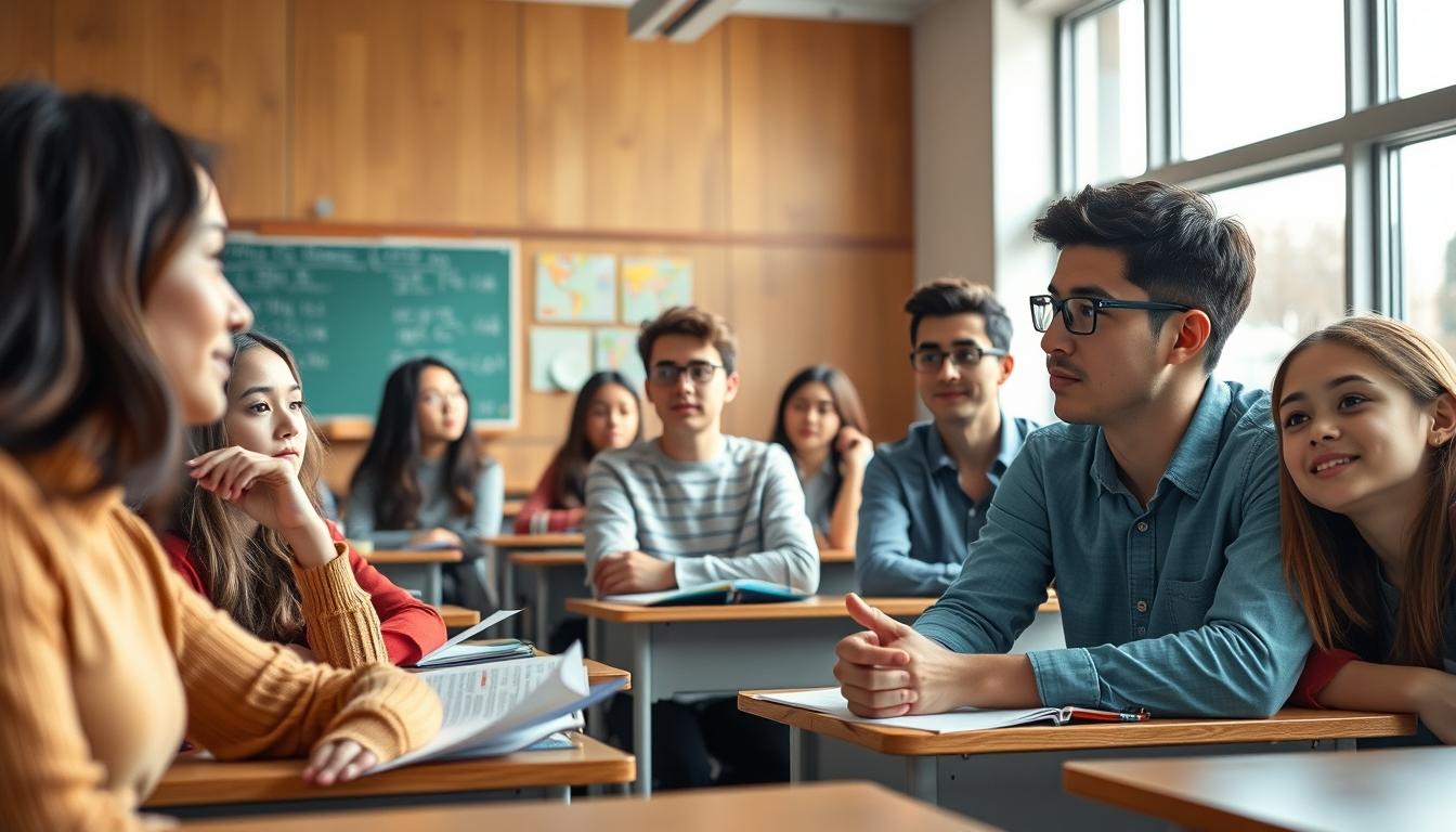 Modern university campus for students